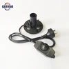 AU lamp cord with dimmer switch and E14 lamp socket with new design plate for salt lamps