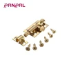 BSCI approved China factory Brass Door Slide Catch Lock Bolt Latch Barrel Home Safety Hardware with Screw