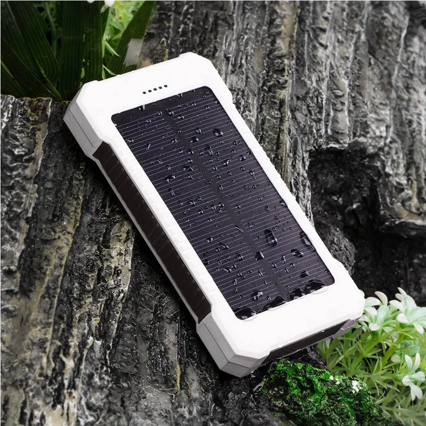 2019 ready to ship 24000MAH solar charger solar power bank with 6pcs solar panel