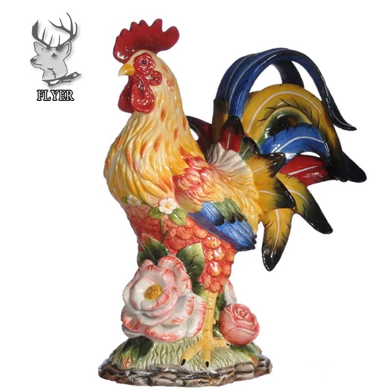 large rooster statue for sale