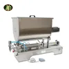 JYD Stirring With Heating Piston Sauce Filler U Type Hopper One Nozzle Big Valve Mixed Bean Sauce Filling Machine