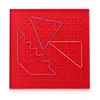 china factory 7*7 double sided 20.8 cm Geo board/Educational toys of plastic mathematics figure knowledge teach