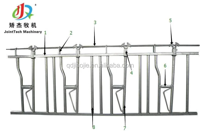Factory Price Headlock Feeder Galvanized Cattle Used Cow Headlocks