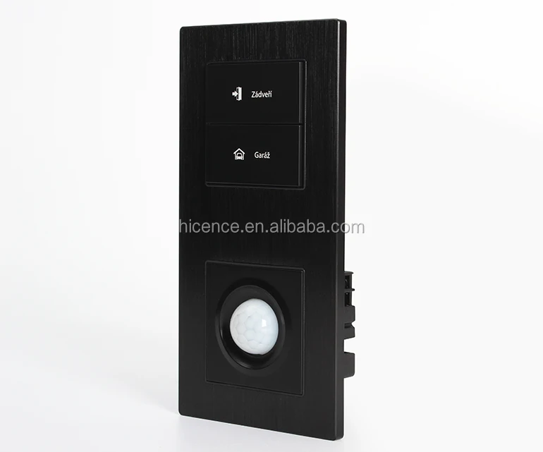 Black Color Body Sensor Switch Reset Button Light Switch For Modular