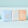 Modern style luxury customised color retail paper box packaging