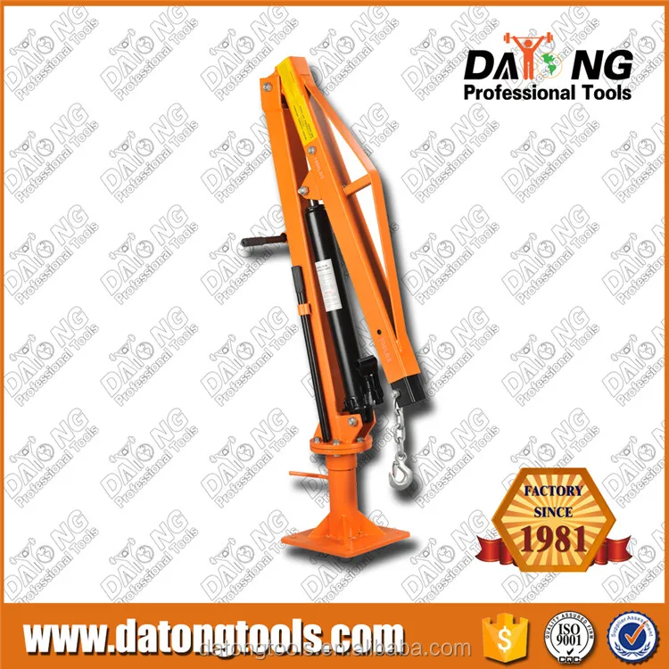 1000lbs Swivel Base Hydraulic Engine Hoist Shop Crane Pickup Truck