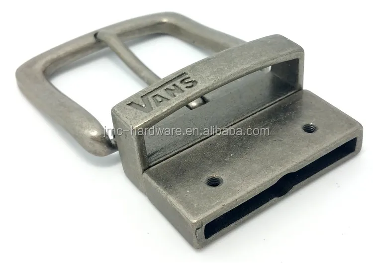 Custom Made Screw Belt Buckle Reversible Metal Belt Buckle With Fashion