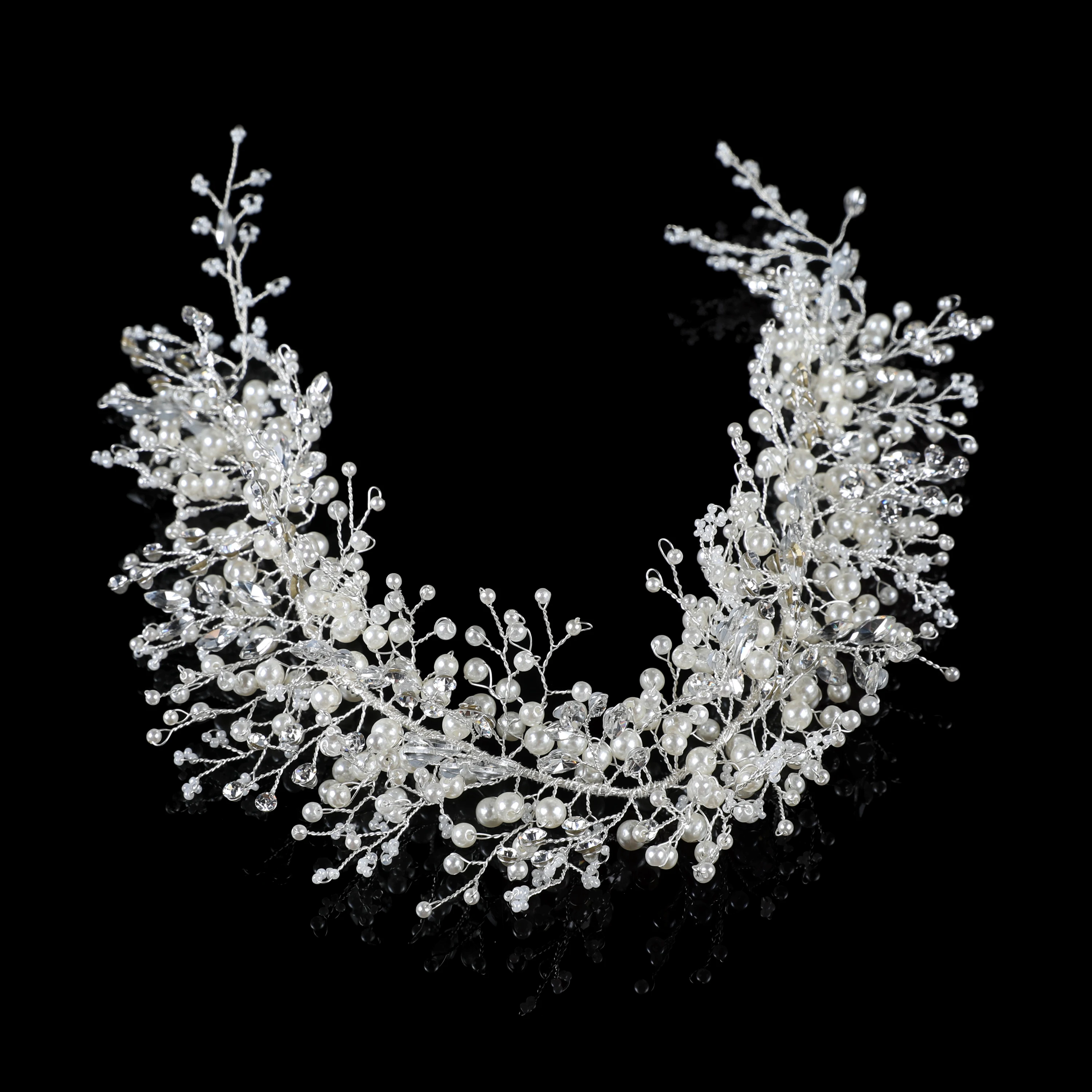 Long hair accessories small pearls wedding bridal  women hair accessories price in China