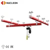 light duty 250 kg 500 kg overhead crane system with rail