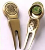 G-DT 8313 Custom Zinc Alloy Magnetic Golf Divot Tool/Pitch Fork + Ball Markers
