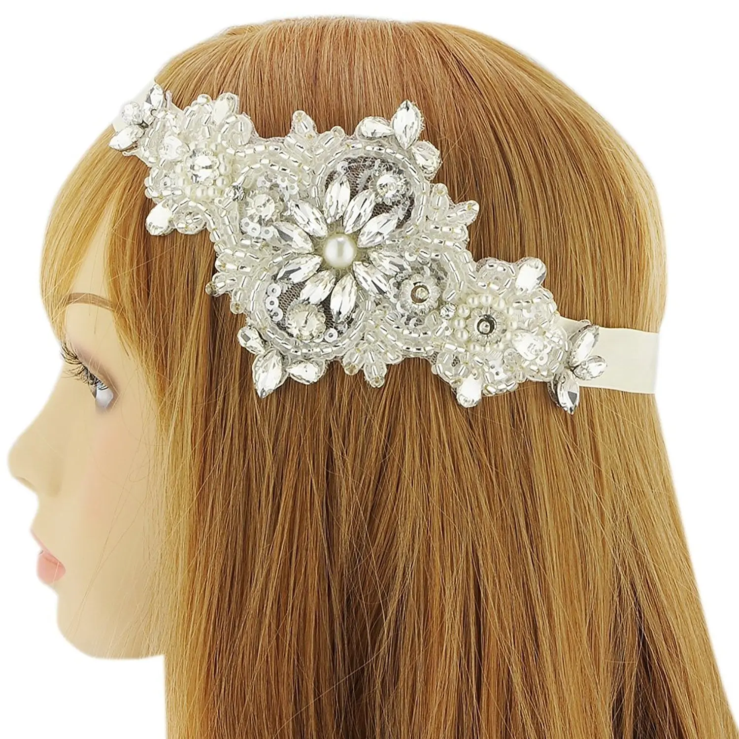 diamond hair piece