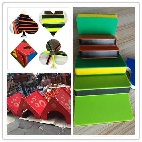 color core polyethylene hdpe two colored plastic sheet for