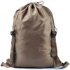 Large washable drawstring Laundry Bag Backpack 2 Strong Shoulder Straps Wash Laundry Washing Bag for Dorm-Room Laundry Bag Brown
