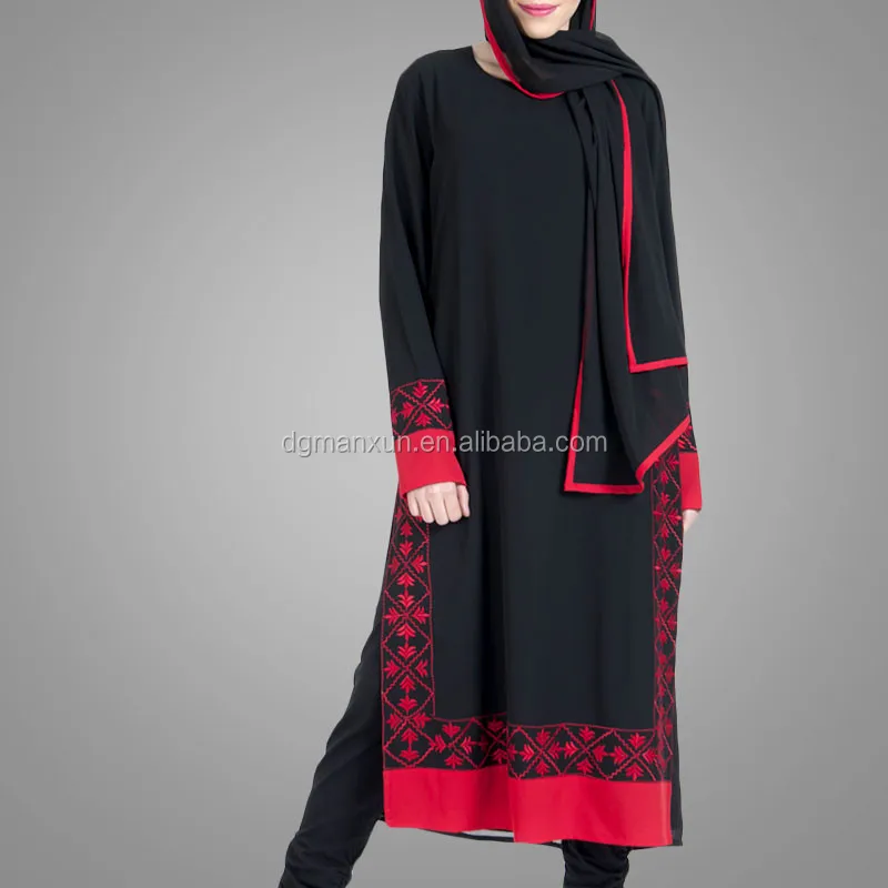 red and black dress salwar kameez