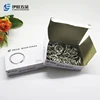 100pcs/box 15MM Metal Silver Loose Leaf Book Binder Ring