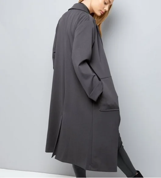 dark grey wool coat ladies