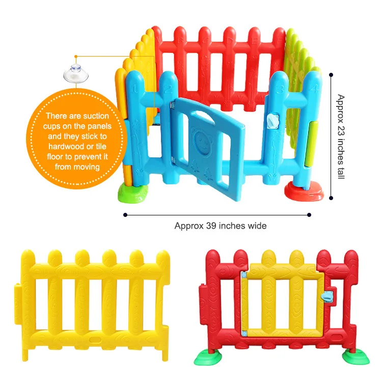 Plastic Indoor Play Area Fence For Kids,Soft Outdoor Children Play