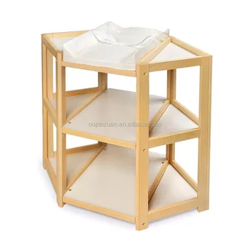corner diaper changing table