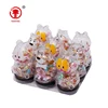 Fruit animal shape jelly candy in animal shaped wrapper jelly beans shiny candy jar with cat and bear