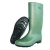 green PVC plastic gum boots agriculture work safety shoes waterproof protect rain boots for workers