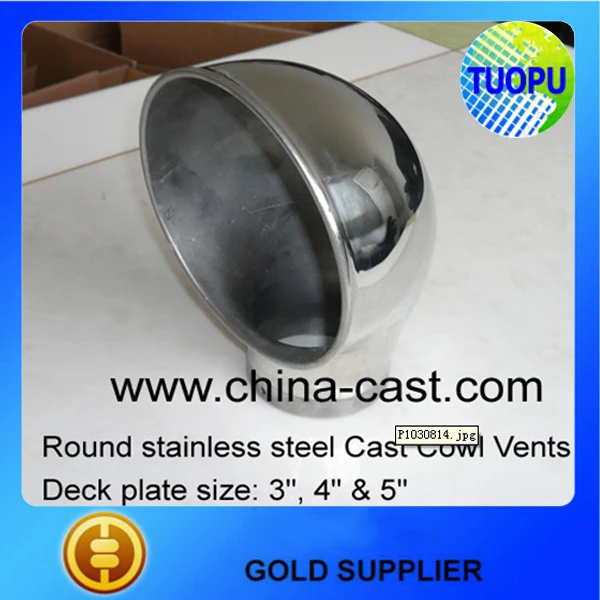 Tuopu Stainless Yacht Air Vent,Ss Cowl Vent For Marin,Ships Deck Vents
