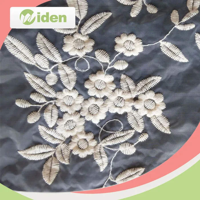 Wholesale 120 CM Nylon Cotton Velvet Net Lace Fabric Dubai
