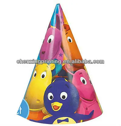 PARTY SUPPLIES BACKYARDIGANS CONE PARTY HATS 8 Pk LOT OF 2 PACKS 