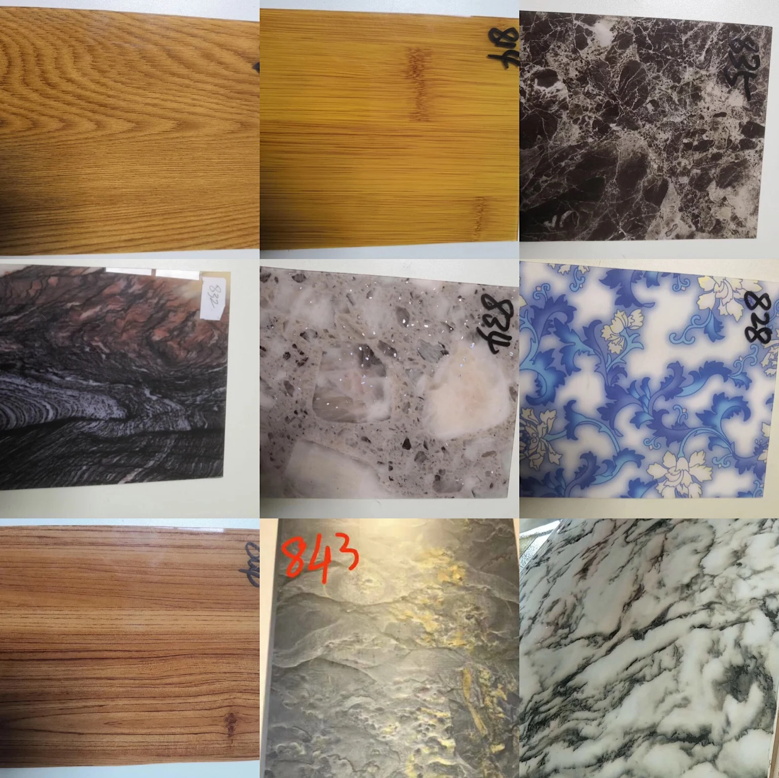 marble pattern acrylic sheets