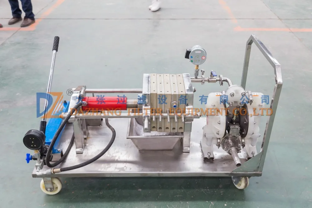 Full Solution Lab Type Membrane Filter Press Equipment 250 Series - Buy