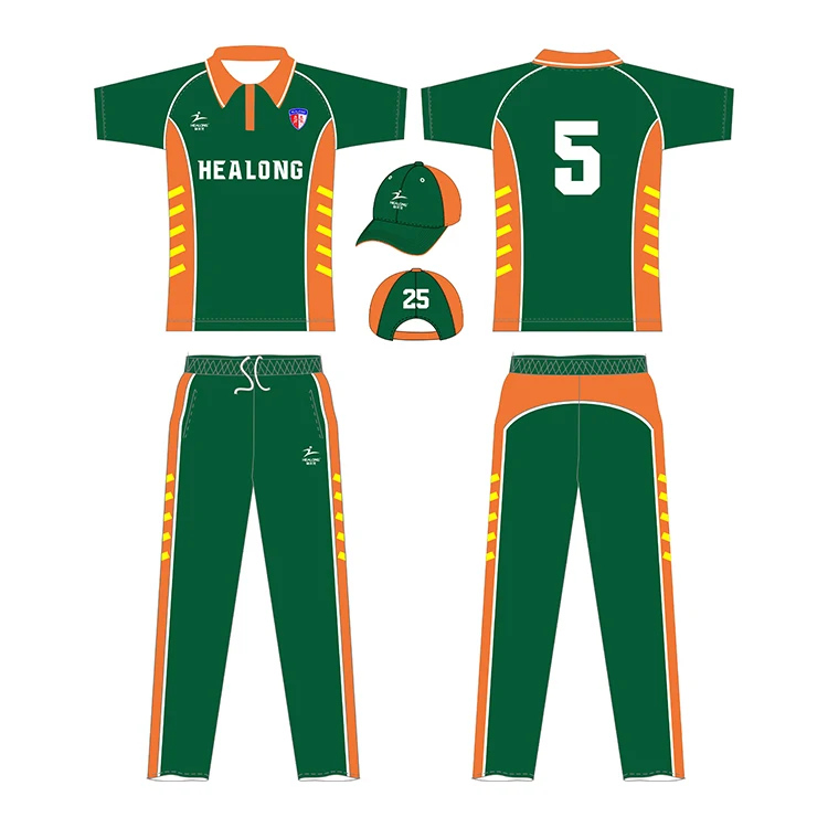 China Wholesale Sport Clothing 100polyester Sublimation Cricket Team