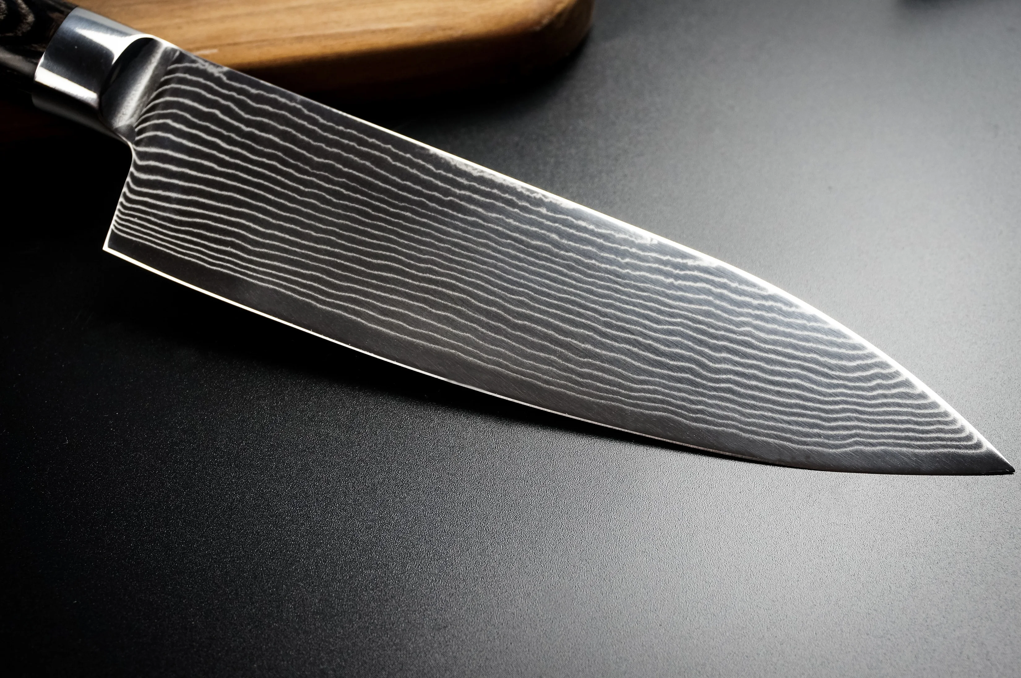 亚马逊顶级卖家-高品质日本 aus-10 大马士革钢 67 层厨刀 7英寸