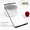 For Samsung galaxy S8 S7 edge Full Cover Case Version 3D Curved edge tempered Glass Film screen protector for Samsung S8 Plus