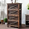 European Receiver Bedside Cabinets Pair Bedroom Furniture Nightstand Wooden Make Up Drawers Tables