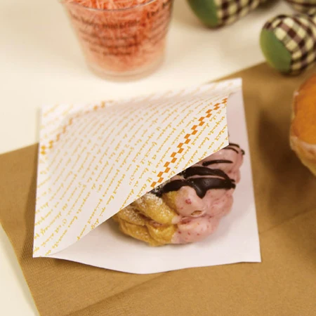 customized PE coated paper for food packing with oil proof features