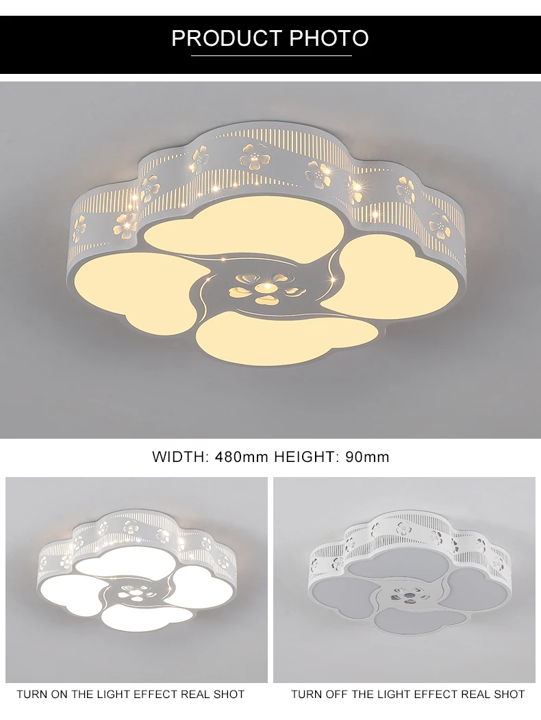 Wholesale Vintage Ceiling Light Surface Mounted Led Ceiling Lamps Warm White Energy Saving Cold White Changeable Metal