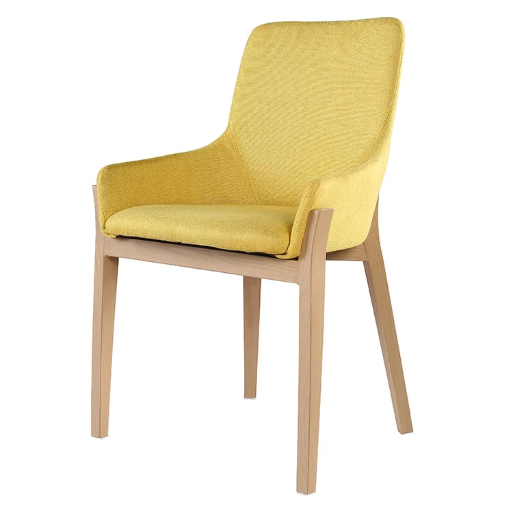 Cheap Designer Modern Wood Legs Dining Room Chair With Armrest Buy