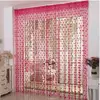 heart jacquard string curtain for living