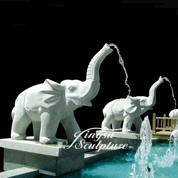 Outdoor Marble Elephant Water Fountain For Sale Buy Elephant Water