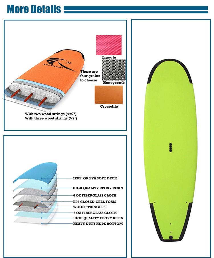 Factory Wholesale Cheap Long Surfboard Foam Surf Board With Leash Buy