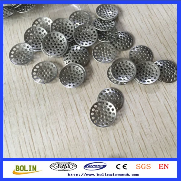 30mm Round Stainless Steel Smoking Pipe Screens 30mm Round Stainless