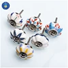 Decorative Furniture Handle Ceramic Fascination Floral Knobs