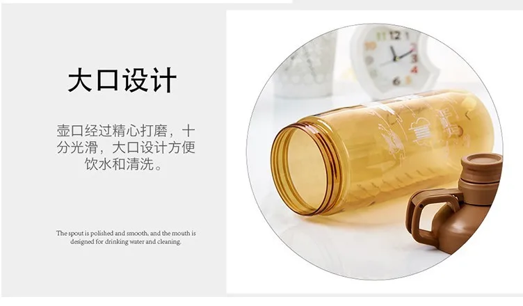  2.7L Promotional Sport Large Hot Sport Big Water Bottle Straw