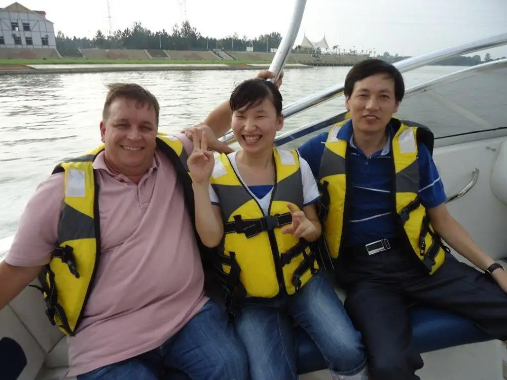 CE approved Sanjiang 6 passengers jetski wave boat powered by 3 person PWC for sale