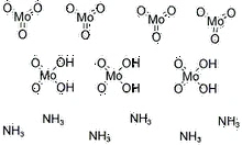 Ammonium heptamolybdate , CAS # 12027-67-7