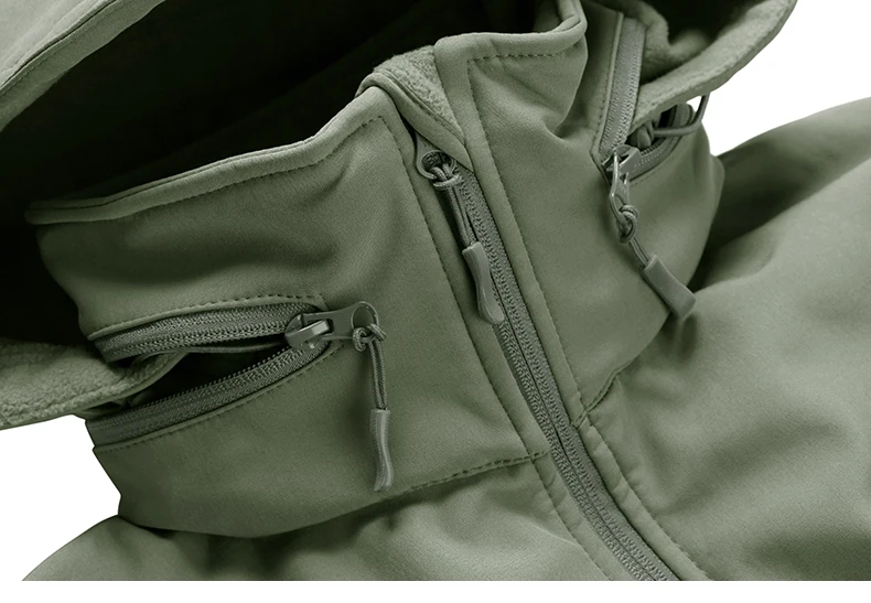 New Winter Outdoor Waterproof Windproof Hiking Tactical Fleece Jacket 