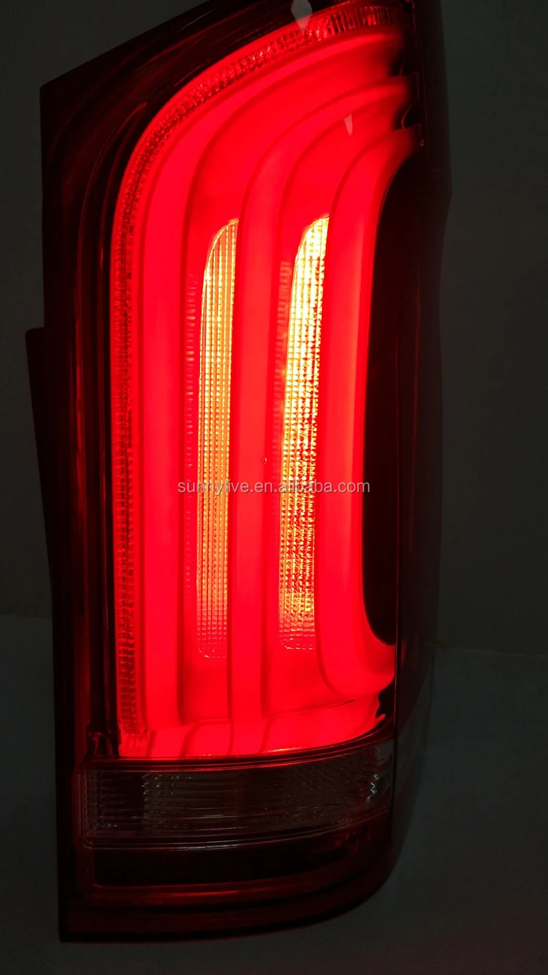 For Mercedes-Benz Vito New Viano led Tail Lamp2017 Red white WH