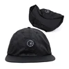 custom waterproof foldable hat,quick dry fit flat brim cap,unstructured nylon snapback cap