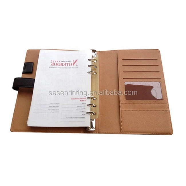 Custom A4 Size Leather Organizer Agenda With 7 Binder - Buy A4 Size Leather Organizer Agenda Planner,Custom A4 Leather Planner With Binder,Leather 7 Ring Planner Binder Product on Alibaba.com