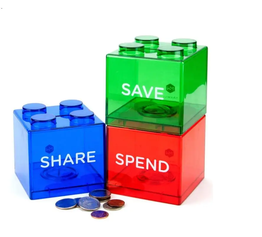 lego brick coin bank