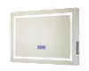 mirror wall clock with LED and bluetooth